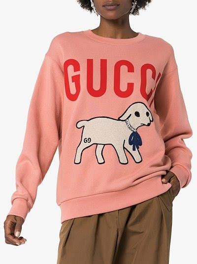 gucci replica sweaters|gucci lamb print sweater.